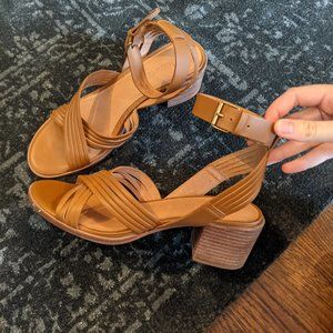 NEVER WORN Madewell brown leather sandals